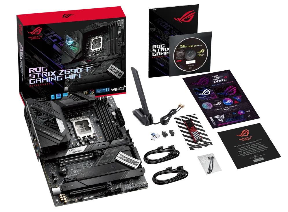 بسته‌بندی اصلی مادربرد ROG STRIX Z690-F GAMING WIFI